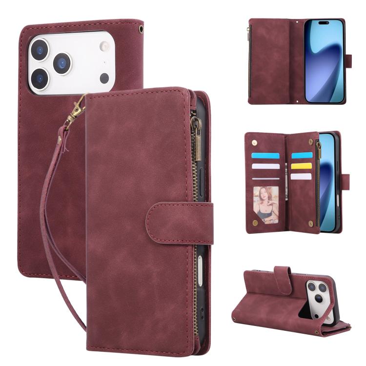 Multifunctional Multi-Card Wallet Phone Leather Case