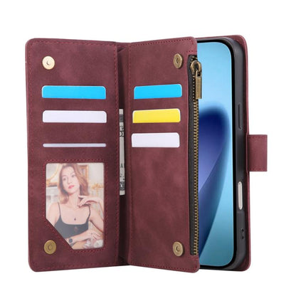 Multifunctional Multi-Card Wallet Phone Leather Case