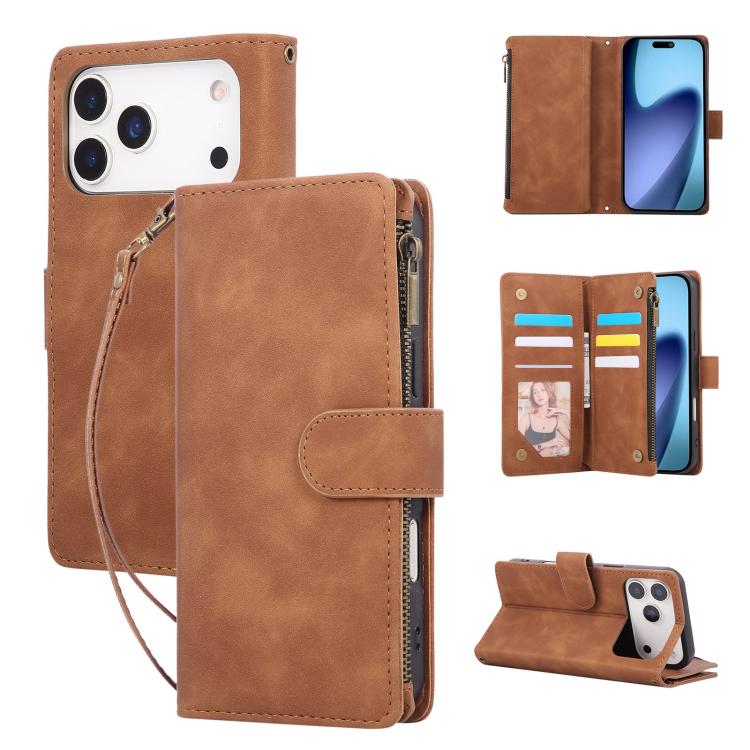 Multifunctional Multi-Card Wallet Phone Leather Case