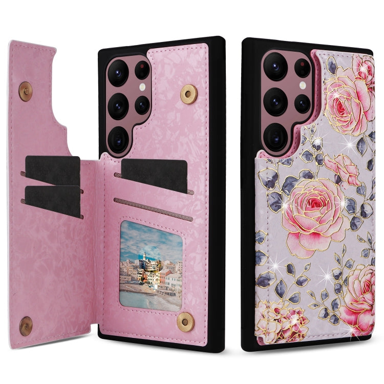 Printed Double Buckle RFID Anti-theft Phone Case