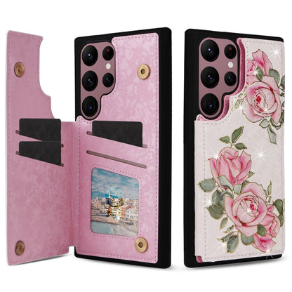 Printed Double Buckle RFID Anti-theft Phone Case