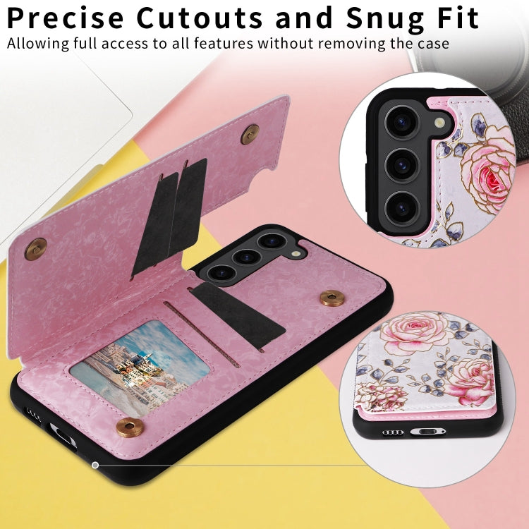 Printed Double Buckle RFID Anti-theft Phone Case