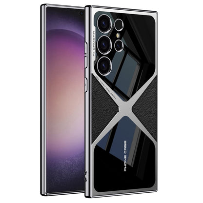 GKK Leather Electroplating Supersonic Speed Shockproof Phone Case