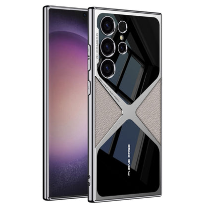 GKK Leather Electroplating Supersonic Speed Shockproof Phone Case