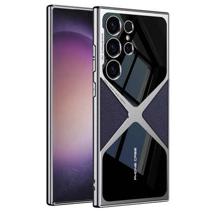 GKK Leather Electroplating Supersonic Speed Shockproof Phone Case