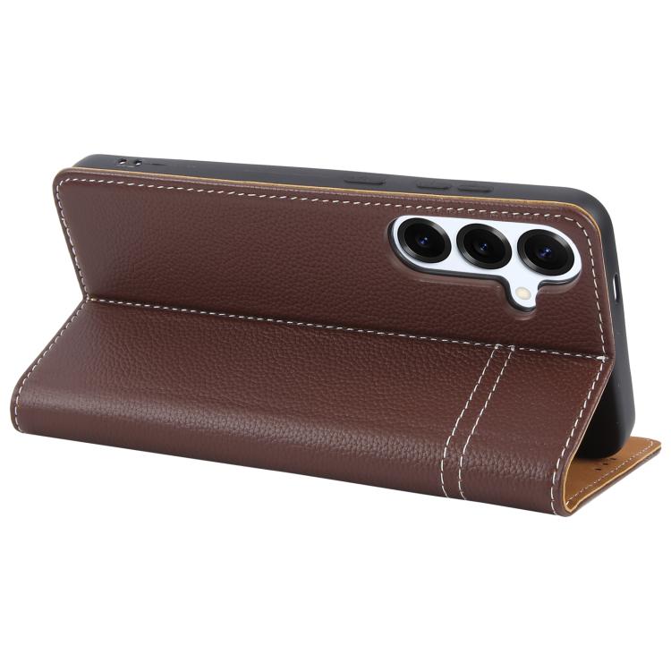 GEBEI Top-grain Horizontal Flip Leather Phone Case