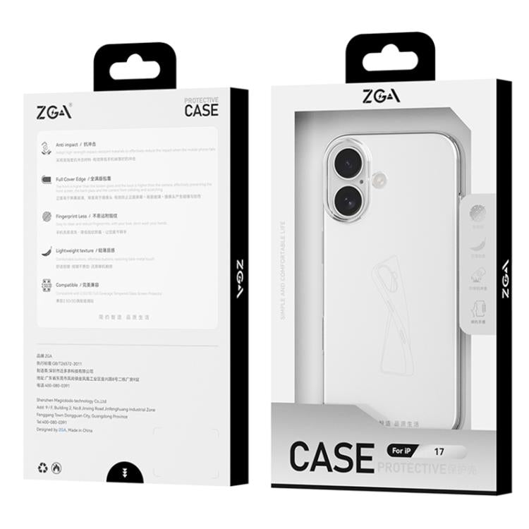ZGA Clear TPU Shockproof Phone Case
