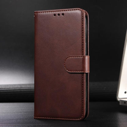 Classic Calf Texture Flip Leather Phone Case