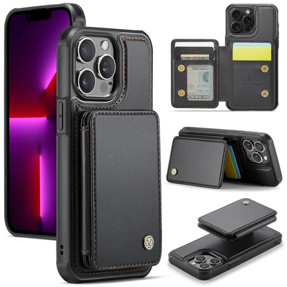 JEEHOOD J05 Business Magnetic Style RFID Leather Phone Case