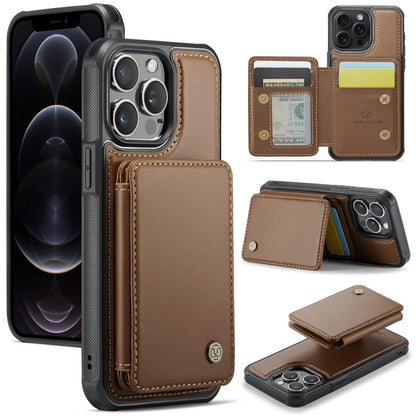 JEEHOOD J05 Business Magnetic Style RFID Leather Phone Case