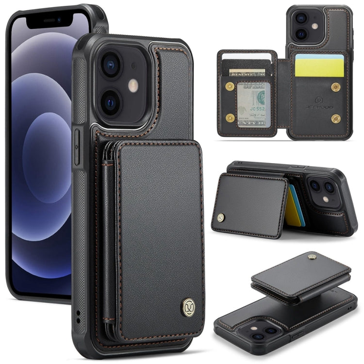 JEEHOOD J05 Business Magnetic Style RFID Leather Phone Case