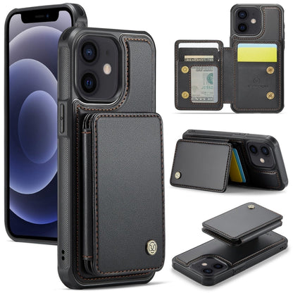 JEEHOOD J05 Business Magnetic Style RFID Leather Phone Case