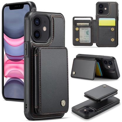 JEEHOOD J05 Business Magnetic Style RFID Leather Phone Case