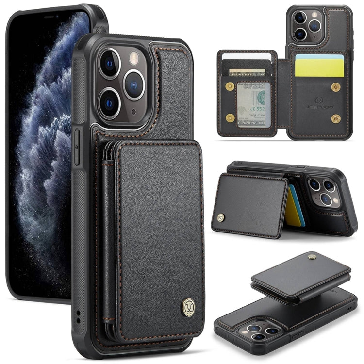 JEEHOOD J05 Business Magnetic Style RFID Leather Phone Case