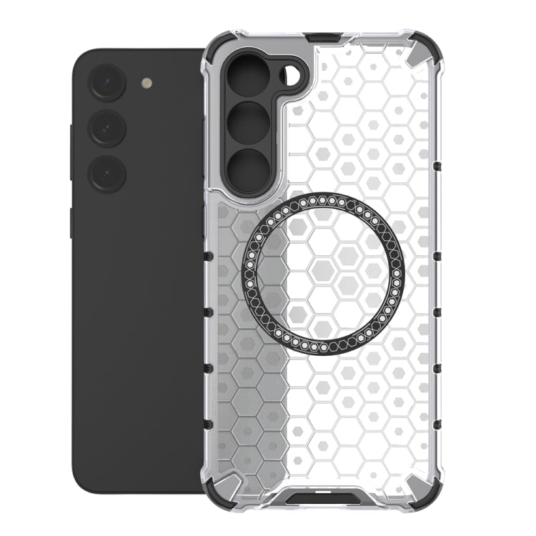 Honeycomb Magnetic Ring Shockproof Phone Case