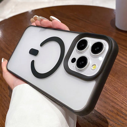 Dual-Side Frosted MagSafe Clear Phone Case