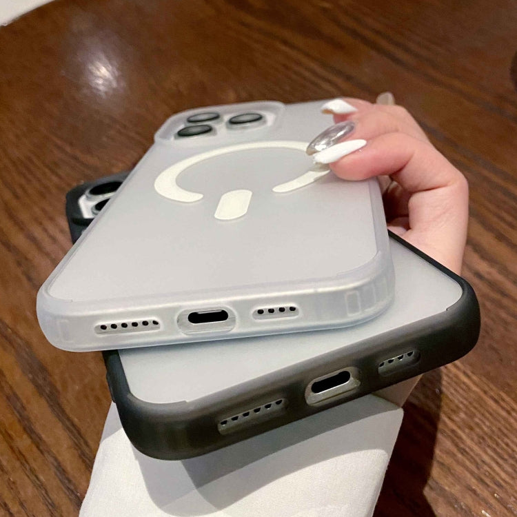 Dual-Side Frosted MagSafe Clear Phone Case