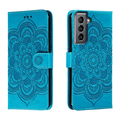 Sun Mandala Embossing Pattern Phone Leather Case