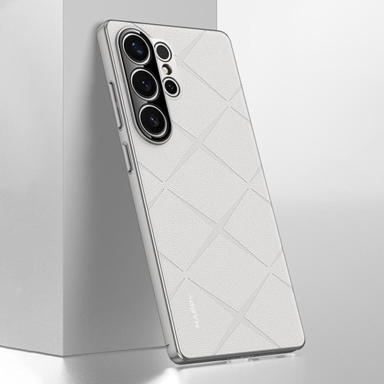 Plain Leather PC Phone Case