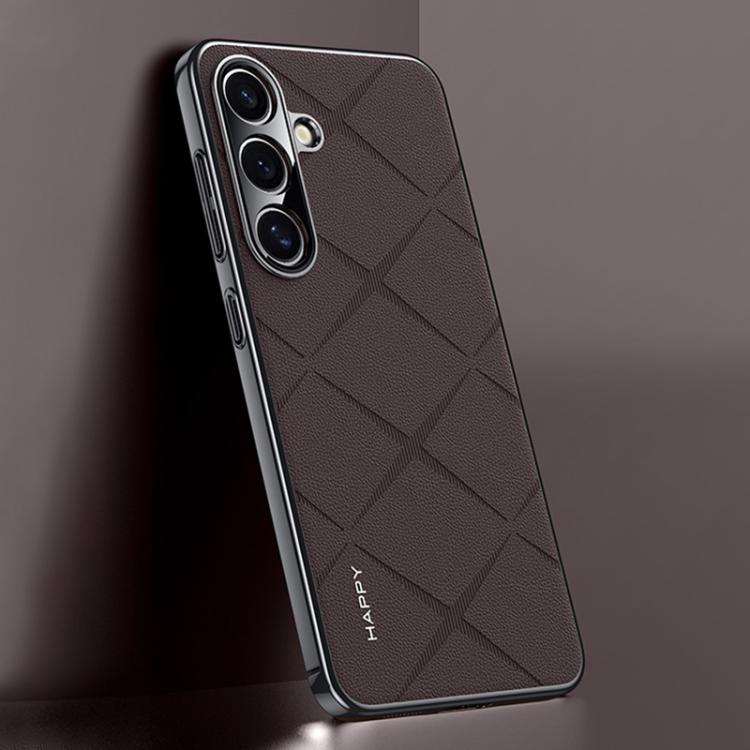 Plain Leather PC Phone Case