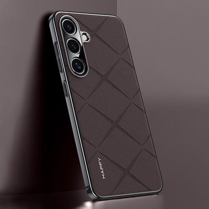 Plain Leather PC Phone Case