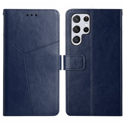 Y-shaped Pattern Flip Leather Phone Case