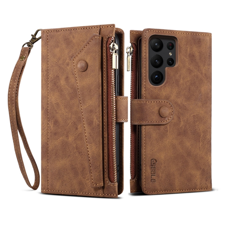 ESEBLE Retro Frosted RFID Flip Leather Phone Case