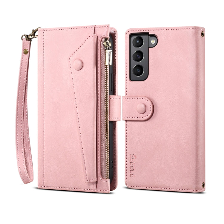 ESEBLE Retro Frosted RFID Flip Leather Phone Case