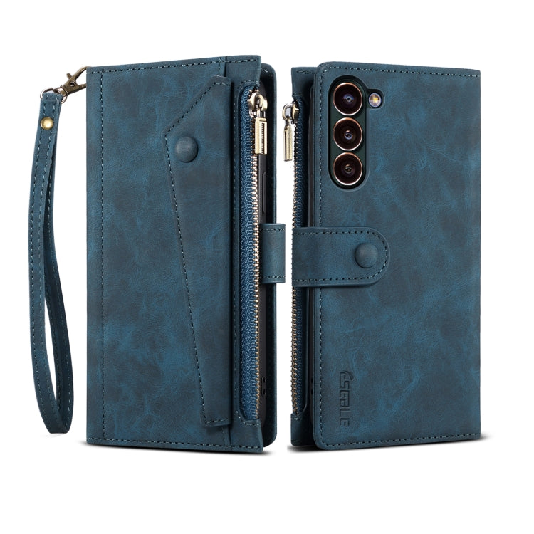 ESEBLE Retro Frosted RFID Flip Leather Phone Case