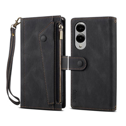 ESEBLE Retro Frosted RFID Flip Leather Phone Case
