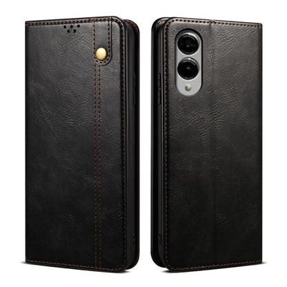 Oil Wax Crazy Horse Texture Leather Phone Case