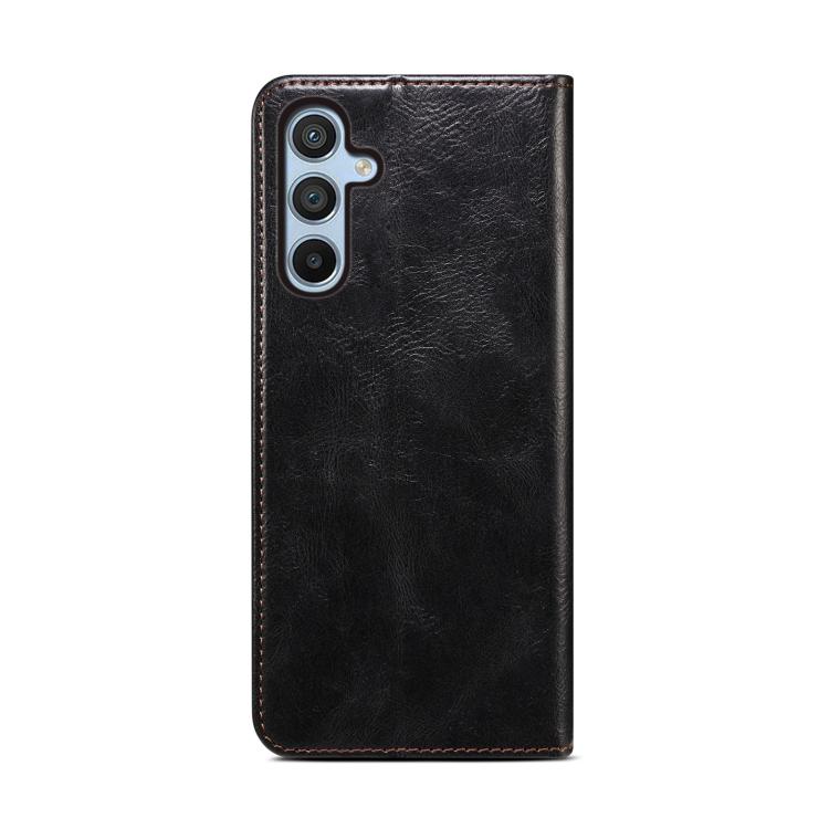 Oil Wax Crazy Horse Texture Leather Phone Case
