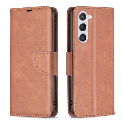Lambskin Texture Pure Color Flip Leather Phone Case