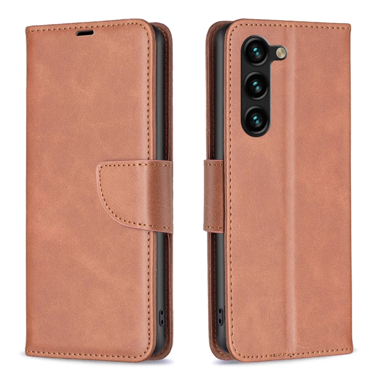 Lambskin Texture Pure Color Flip Leather Phone Case
