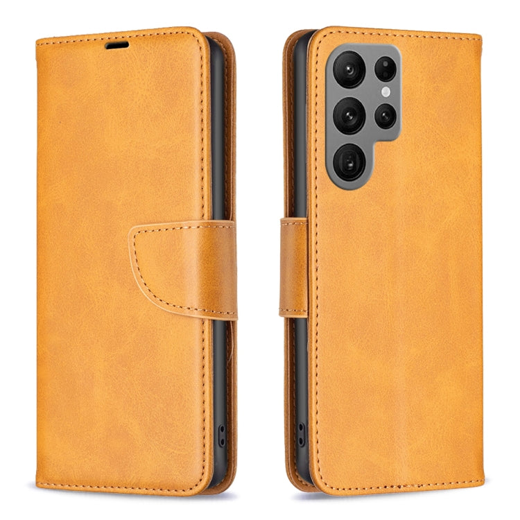 Lambskin Texture Pure Color Flip Leather Phone Case