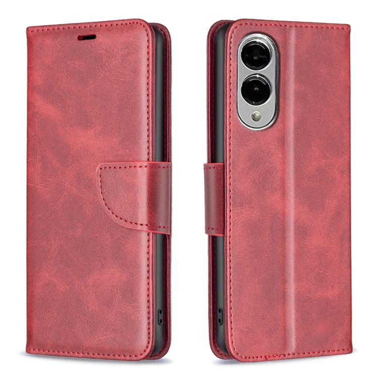Lambskin Texture Pure Color Flip Leather Phone Case