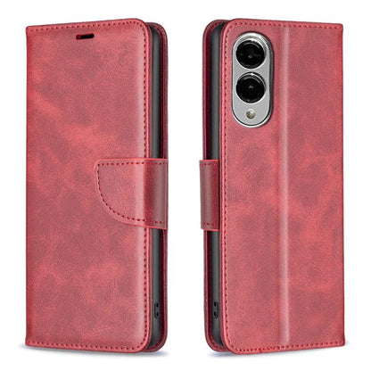 Lambskin Texture Pure Color Flip Leather Phone Case