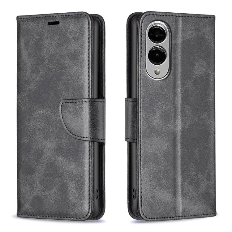 Lambskin Texture Pure Color Flip Leather Phone Case