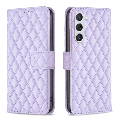 Diamond Lattice Wallet Flip Leather Phone Case
