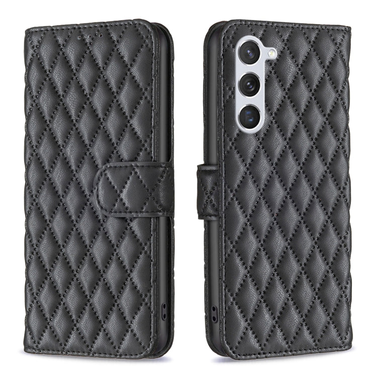 Diamond Lattice Wallet Flip Leather Phone Case