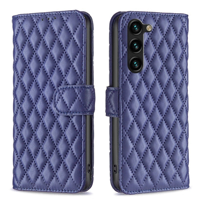 Diamond Lattice Wallet Flip Leather Phone Case