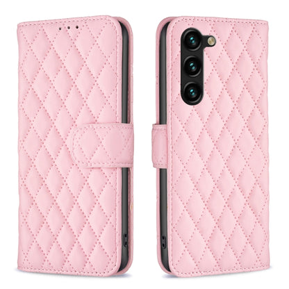 Diamond Lattice Wallet Flip Leather Phone Case