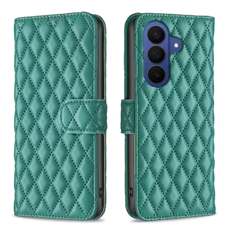 Diamond Lattice Wallet Flip Leather Phone Case