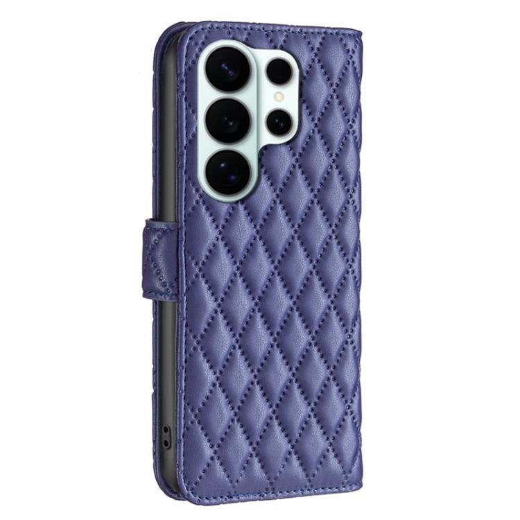 Diamond Lattice Wallet Flip Leather Phone Case
