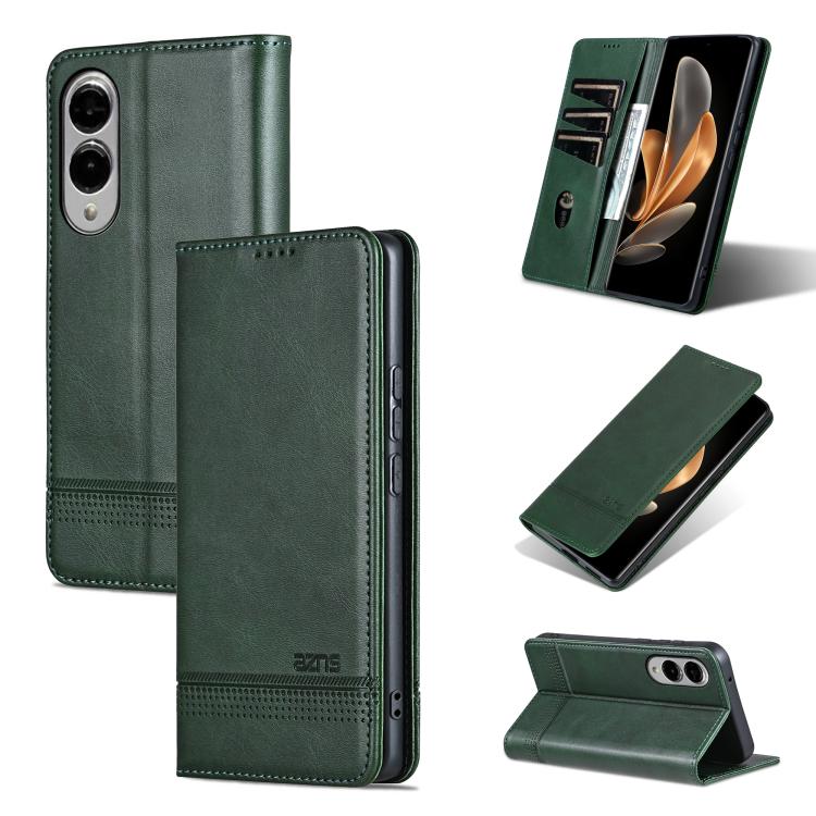 AZNS Magnetic Calf Texture Flip Leather Phone Case