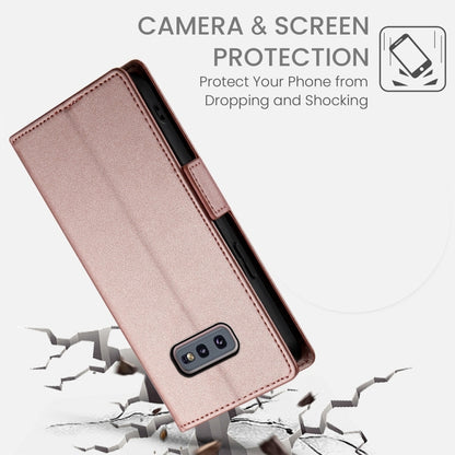 Side Buckle Magnetic Frosted Leather Phone Case