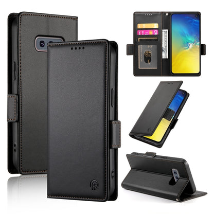 Side Buckle Magnetic Frosted Leather Phone Case