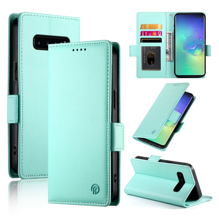 Side Buckle Magnetic Frosted Leather Phone Case