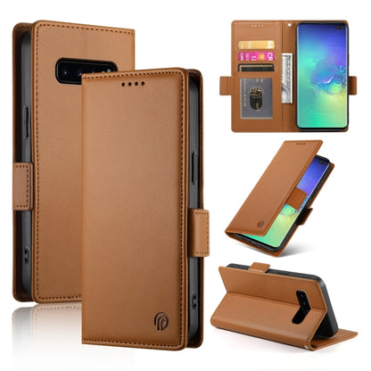 Side Buckle Magnetic Frosted Leather Phone Case