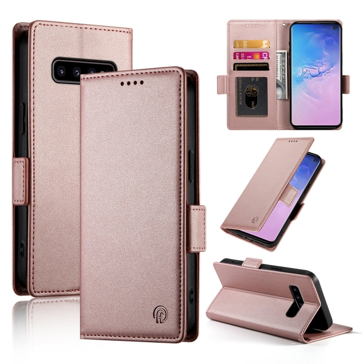 Side Buckle Magnetic Frosted Leather Phone Case